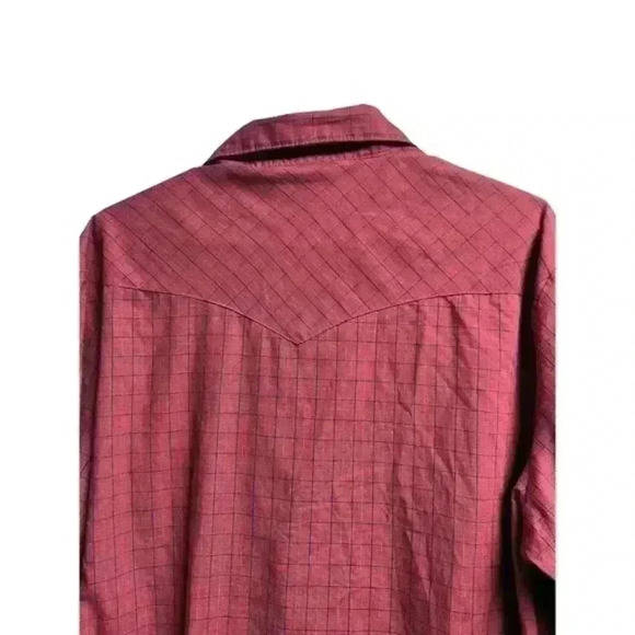 Wrangler Pearl Snap Plaid Western Wear for Men - Picture 9 of 11